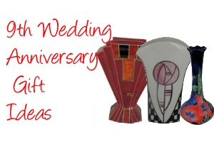 9th anniversary pottery gifts for him