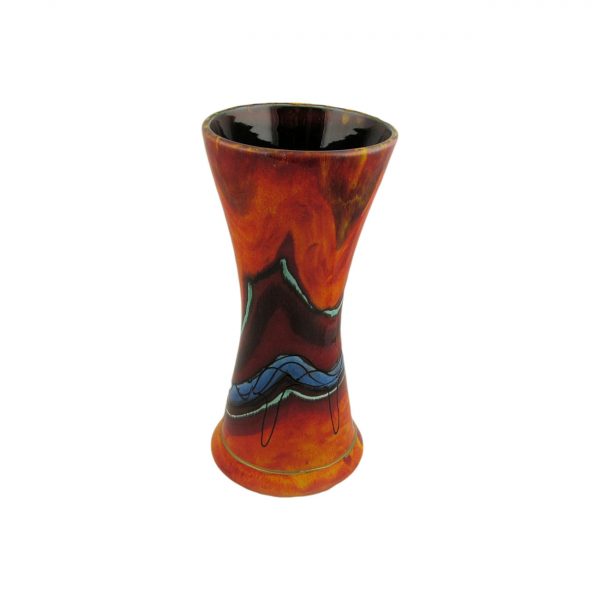 Volcanic Sea Design Vase by Anita Harris Art Pottery