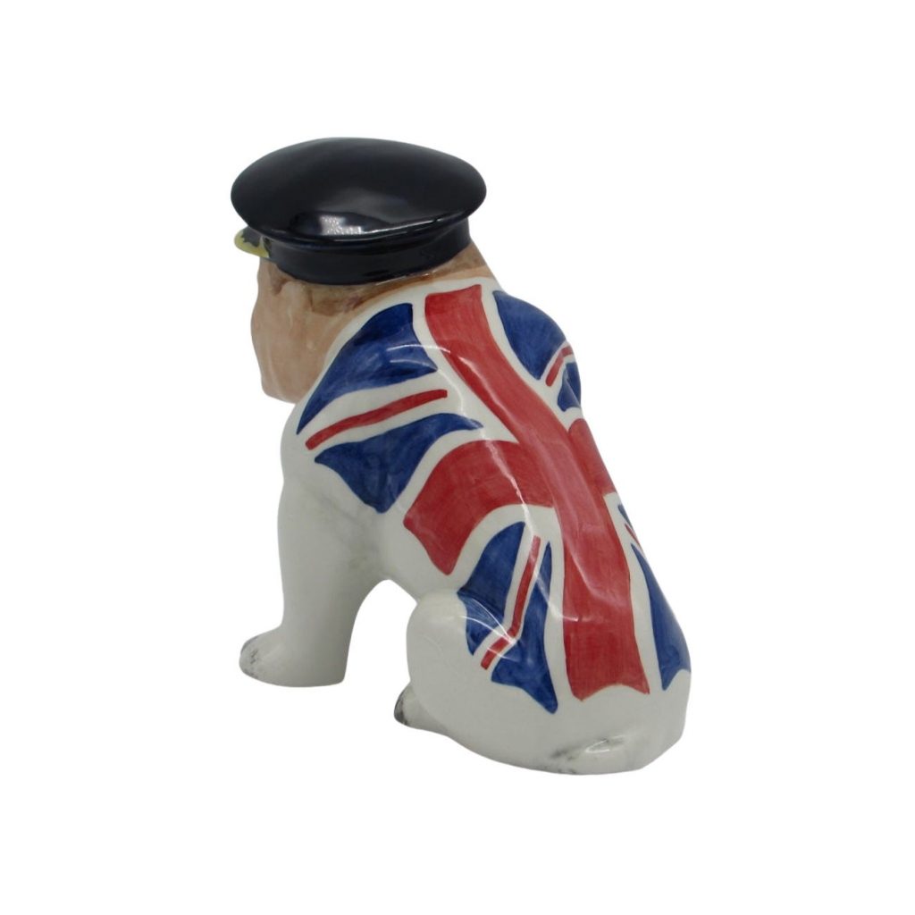 Winston Churchill Bulldog Figure Bairstow Pottery - Stoke Art Pottery