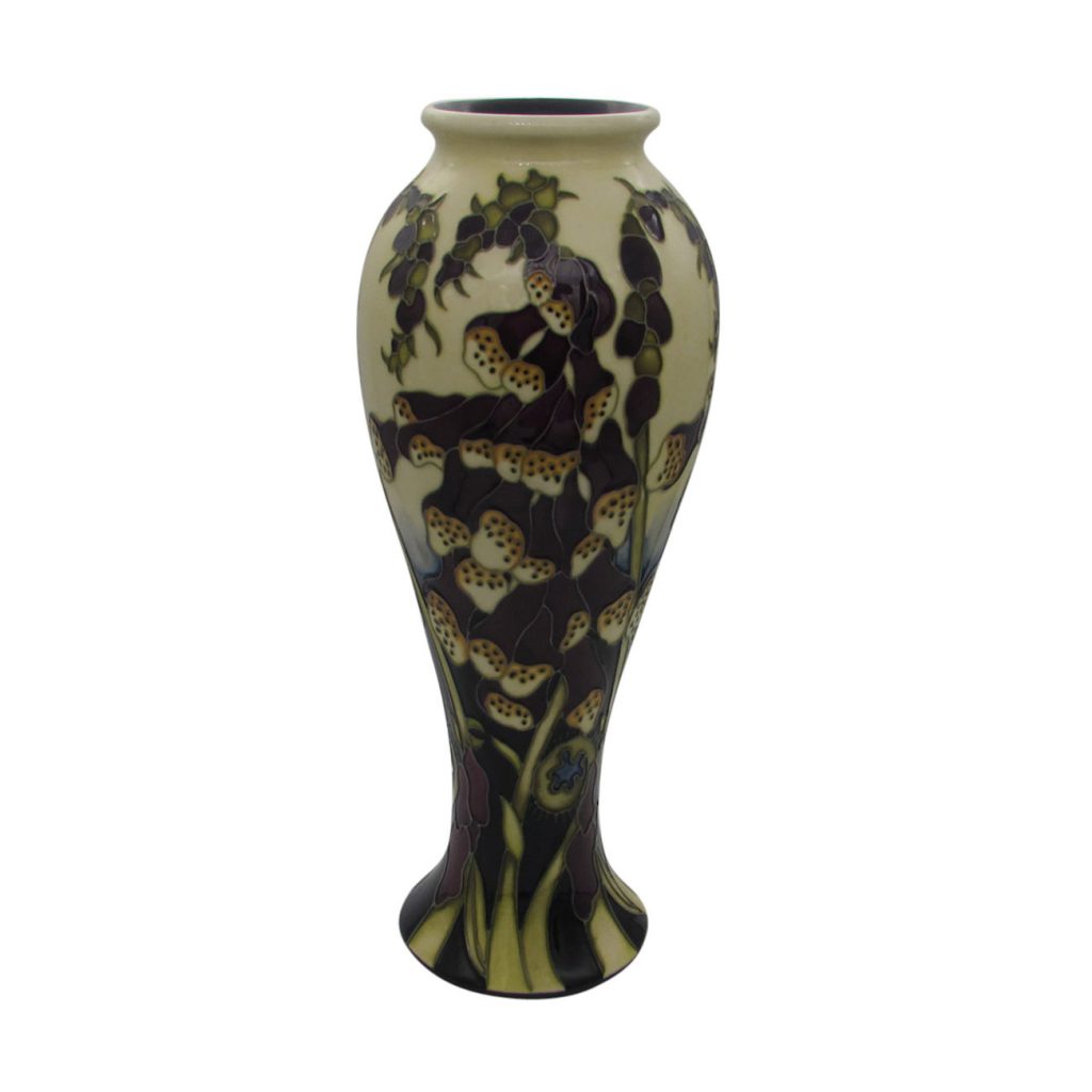 Fairies Foxglove Design Vase Moorcroft Pottery - Stoke Art Pottery