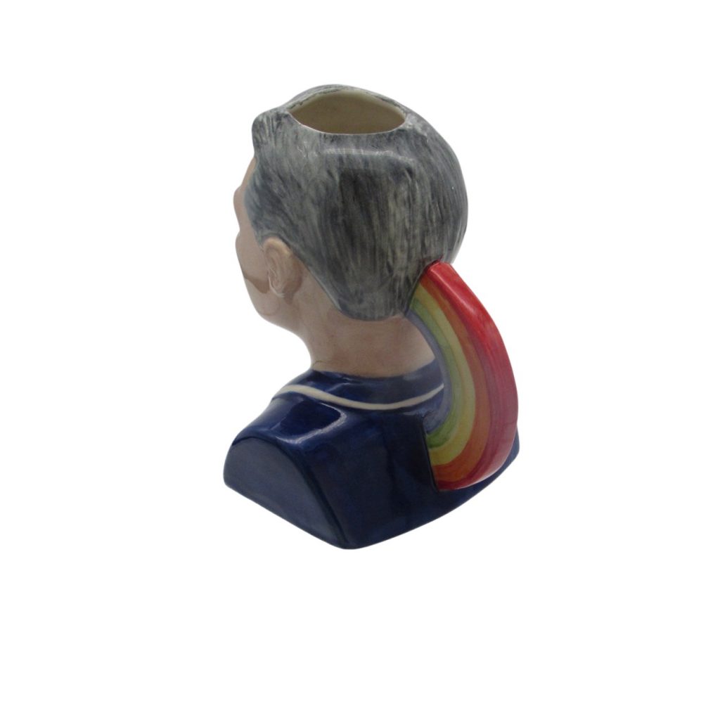 Male Nurse Toby Jug Grey Hair Rainbow Handle Bairstow Pottery - Stoke ...