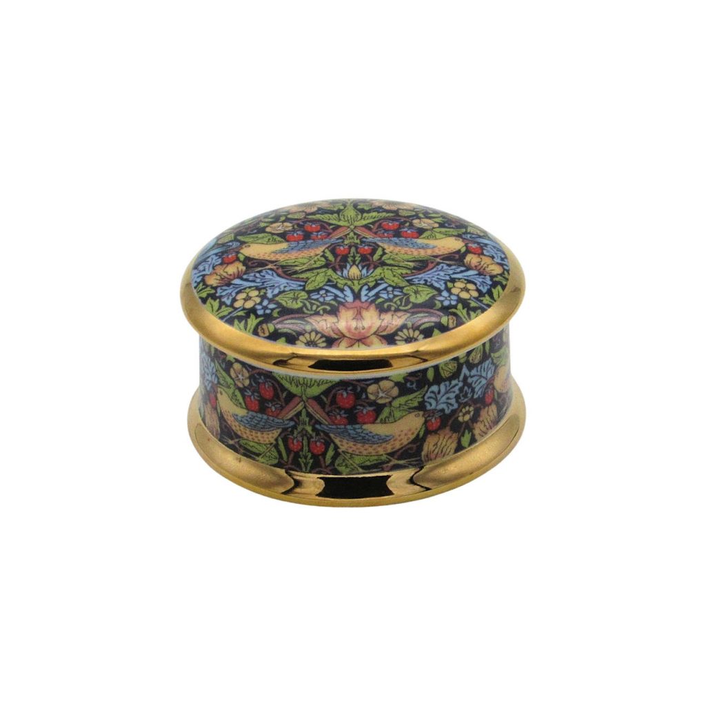 William Morris Strawberry Thief Design Trinket Box CD Designs - Stoke ...