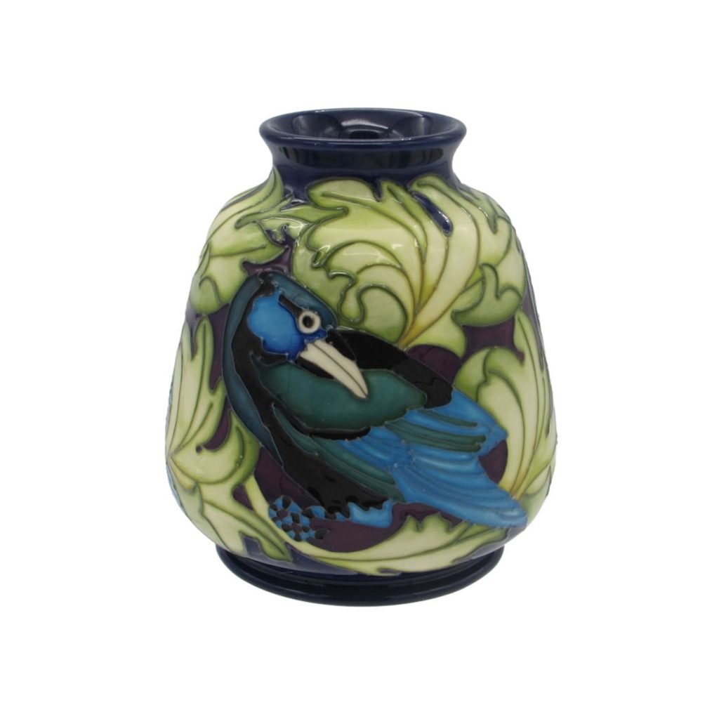 Watchful Eye Design Vase By Moorcroft Pottery - Stoke Art Pottery