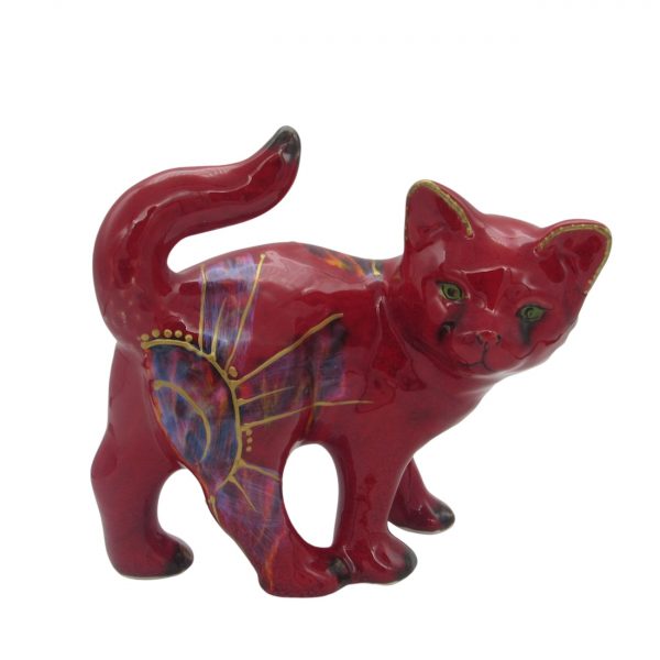 Walking Kitten Art Deco Design Anita Harris Art Pottery