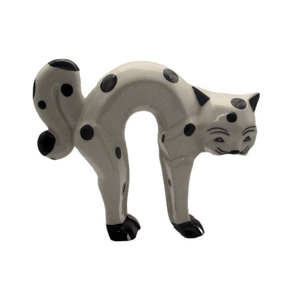 Polka Design Cat Large Size Lorna Bailey Artware