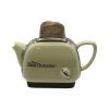 Toaster Styled Teapot Cream Colour Ceramic Inspirations