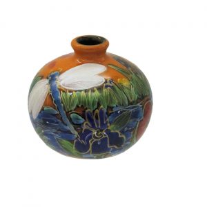 Dragonfly Design 10cm Vase by Anita Harris Art Pottery