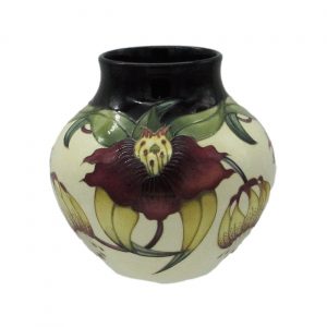 Anna Lily Design Numbered Vase Moorcroft Pottery