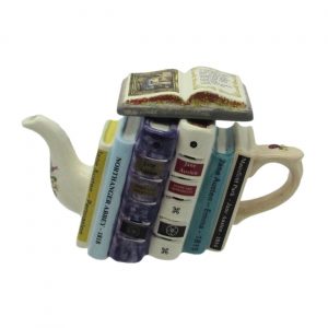 Jane Austen Anniversary Books Teapot Carters of Suffolk